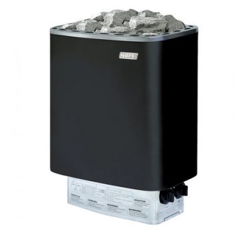 Печка електрическа 4.5 kW NME 450 Black за сауна, за външно управление